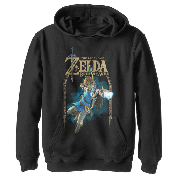 Fifth Sun Boy's Nintendo Legend Of Zelda Breath Of The Wild Arch Pull Over Hoodie