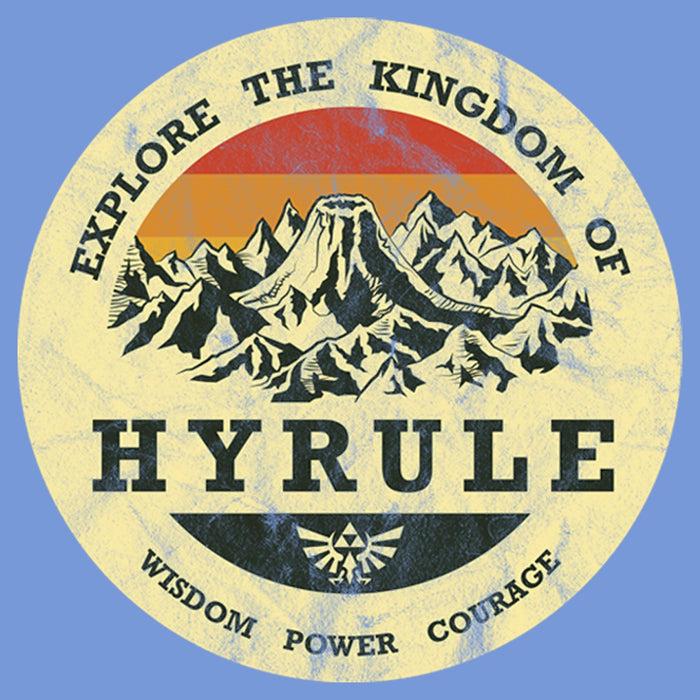 Fifth Sun Boy's Nintendo Legend Of Zelda Explore Hyrule Performance Tee