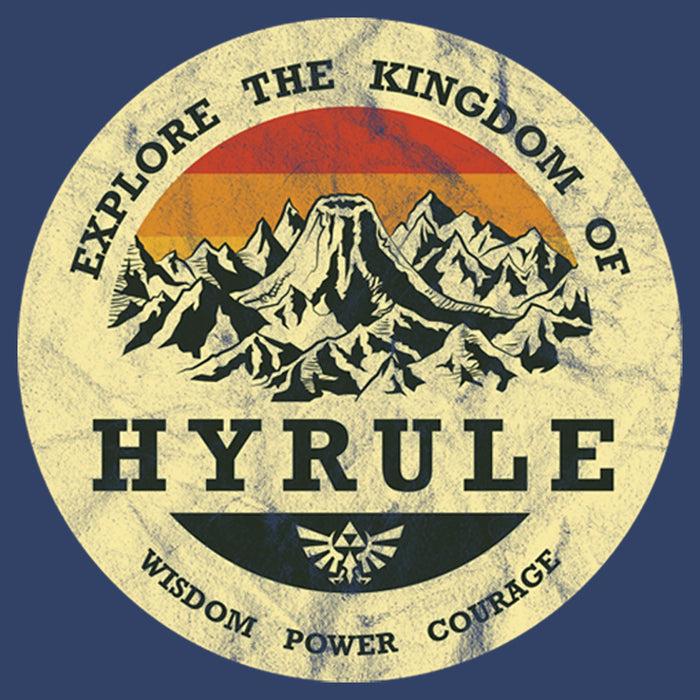 Fifth Sun Boy's Nintendo Legend Of Zelda Explore Hyrule Pull Over Hoodie