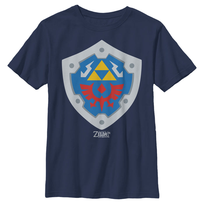 Fifth Sun Boy's Nintendo Legend Of Zelda Link's Awakening Hylian Shield T-Shirt