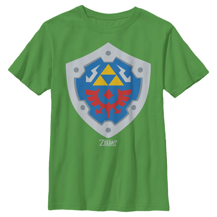 Fifth Sun Boy's Nintendo Legend Of Zelda Link's Awakening Hylian Shield T-Shirt
