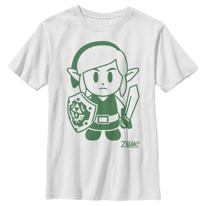 Fifth Sun Boy's Nintendo Legend Of Zelda Link's Awakening Sleek Avatar T-Shirt