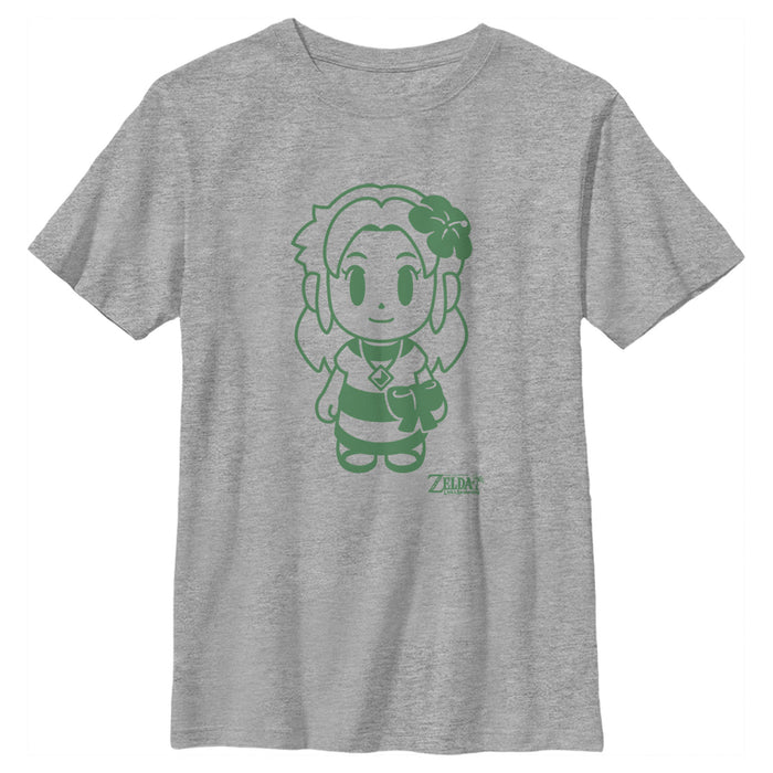 fifth sun Boy's Nintendo Legend of Zelda Link's Awakening Sleek Marin Avatar T-Shirt