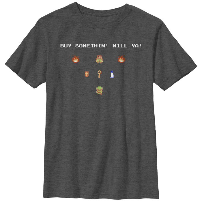 fifth sun Boy's Nintendo Legend of Zelda Merchant Buy Something T-Shirt