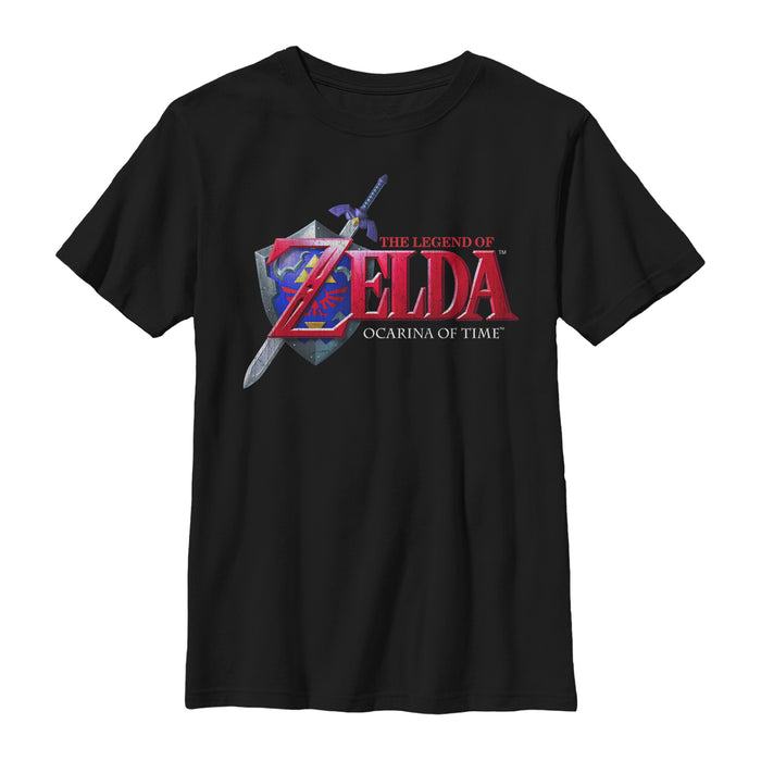 fifth sun Boy's Nintendo Legend of Zelda Ocarina of Time T-Shirt