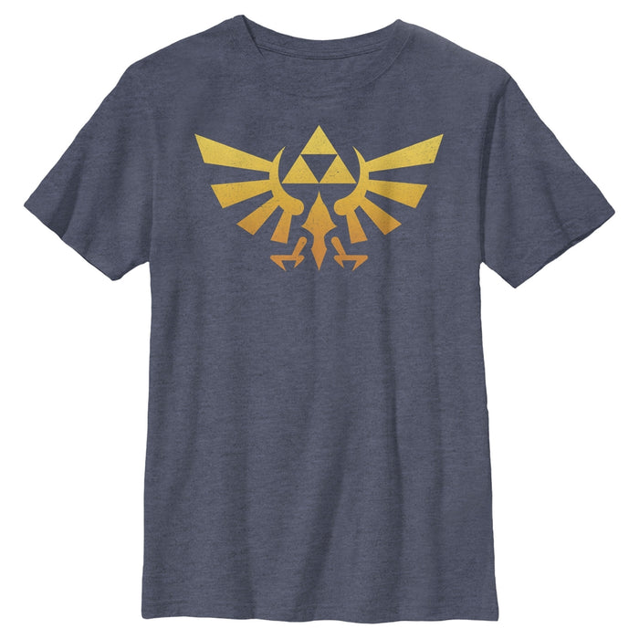 Fifth Sun Boy's Nintendo Legend Of Zelda Triforce Fade T-Shirt