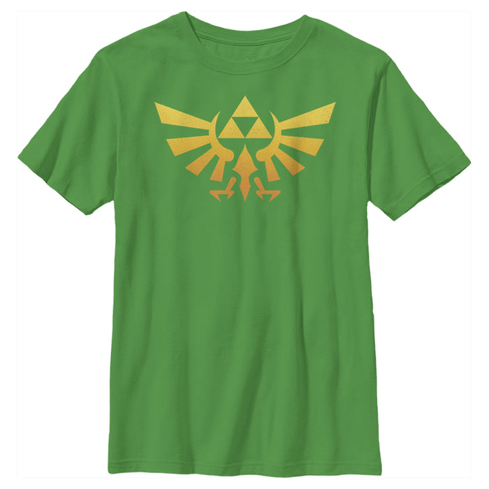 fifth sun Boy's Nintendo Legend of Zelda Triforce Fade T-Shirt
