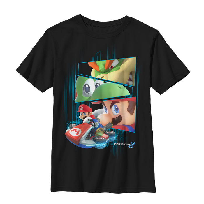 fifth sun Boy's Nintendo Mario Kart Determination T-Shirt