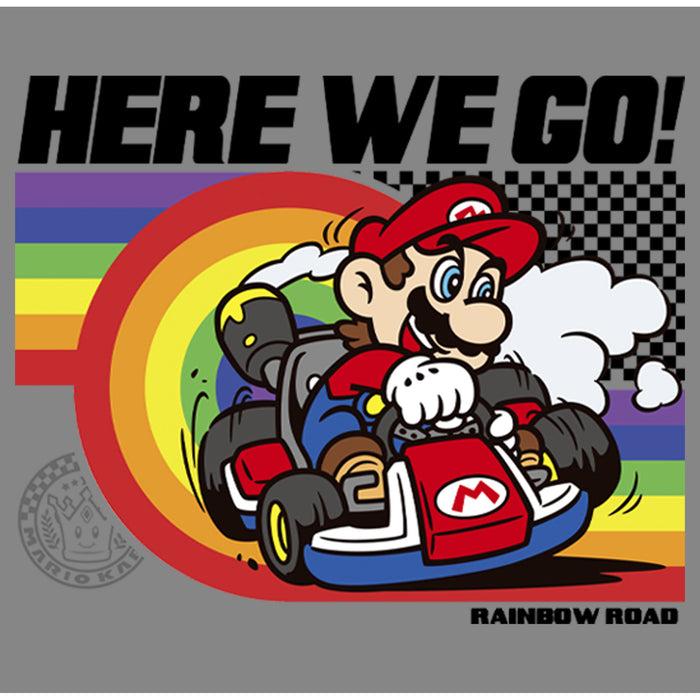 Fifth Sun Boy's Nintendo Mario Kart Rainbow Road Racing Performance Tee