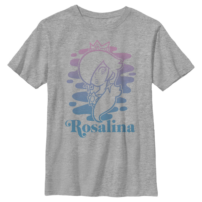 fifth sun Boy's Nintendo Mario Kart Rosalina Gradient T-Shirt