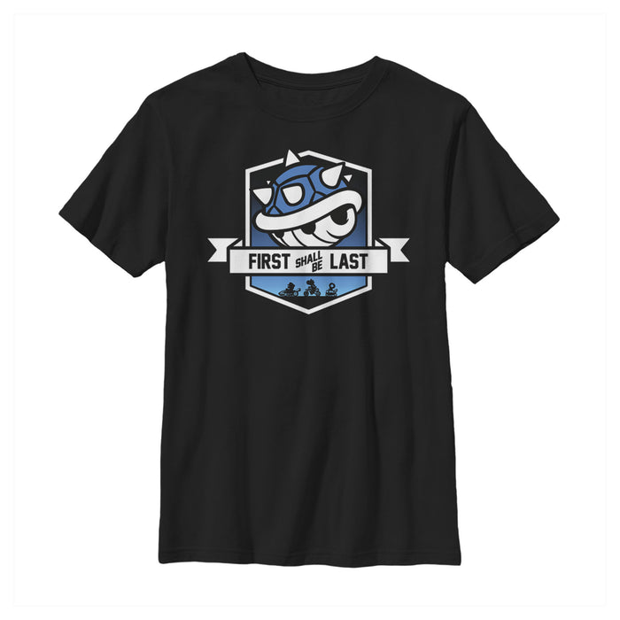 fifth sun Boy's Nintendo Mario Kart Spikey Shell T-Shirt