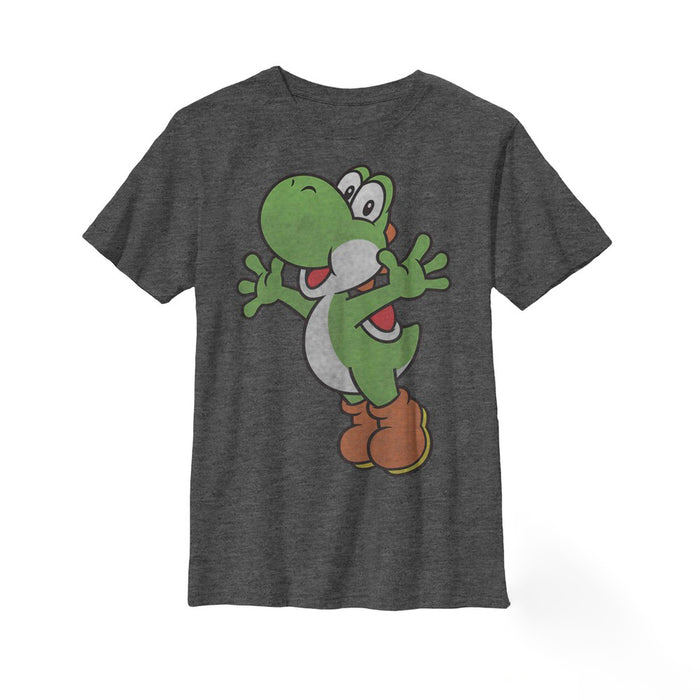 fifth sun Boy's Nintendo Mario Sidekick Yoshi T-Shirt