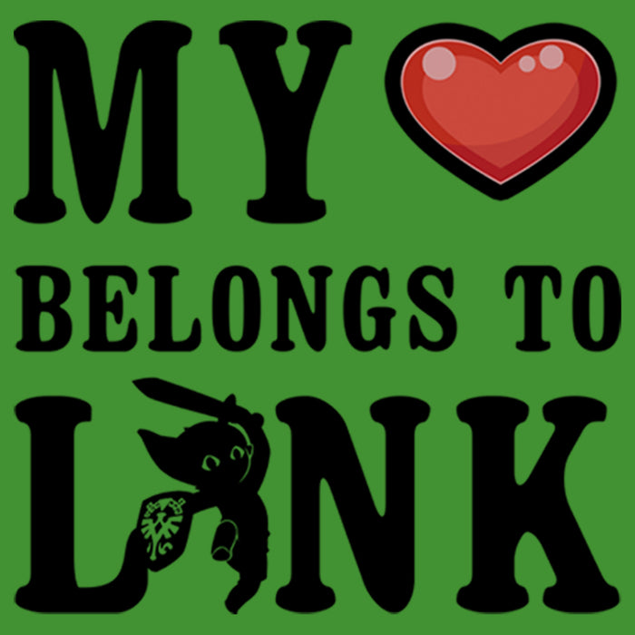 Fifth Sun Boy's Nintendo My Heart Belongs To Link T-Shirt