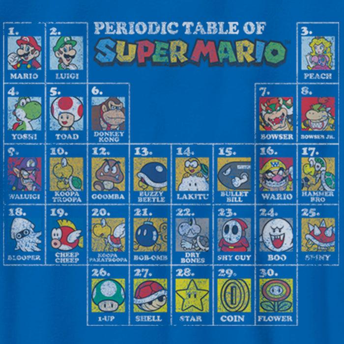 Fifth Sun Boy's Nintendo Periodic Table Of Super Mario T-Shirt