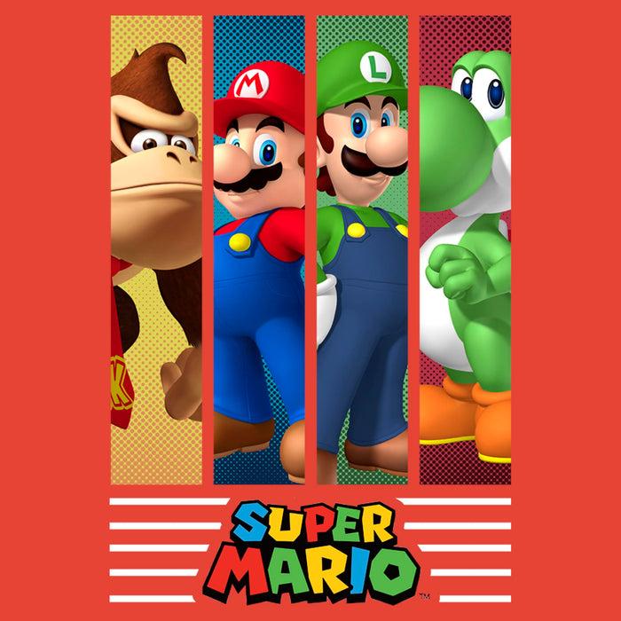 Fifth Sun Boy's Nintendo Super Mario Character Panels T-Shirt