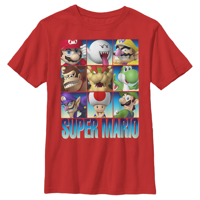 fifth sun Boy's Nintendo Super Mario Favorites T-Shirt