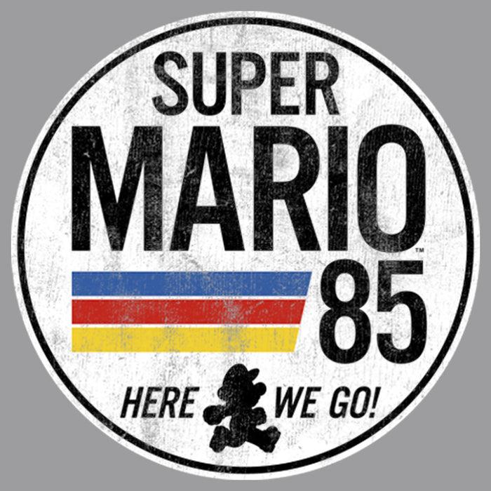 Fifth Sun Boy's Nintendo Super Mario Retro Rainbow Ring Pull Over Hoodie