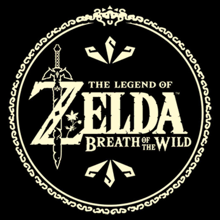 Fifth Sun Boy's Nintendo The Legend Of Zelda Breath Of The Wild Circle Logo Pull Over Hoodie