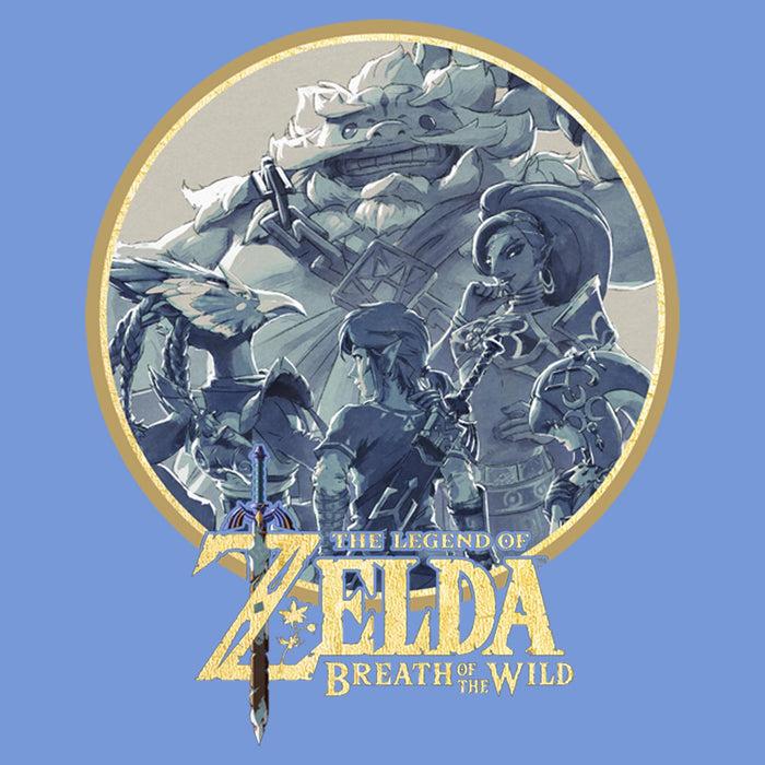 Fifth Sun Boy's Nintendo The Legend Of Zelda Breath Of The Wild Portrait Performance Tee