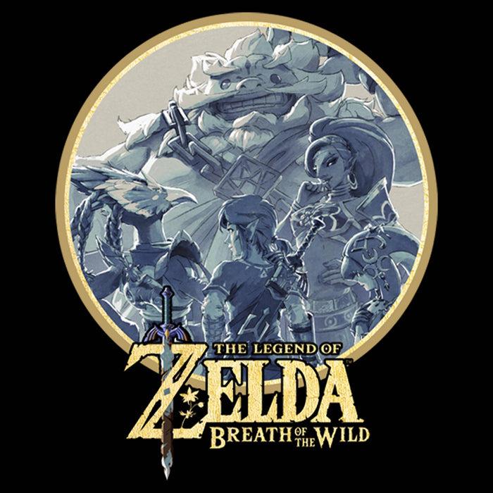 Fifth Sun Boy's Nintendo The Legend Of Zelda Breath Of The Wild Portrait Pull Over Hoodie