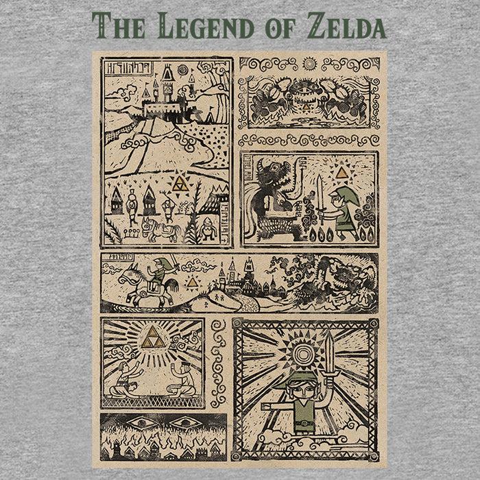 Fifth Sun Boy's Nintendo The Legend Of Zelda Hieroglyphs T-Shirt