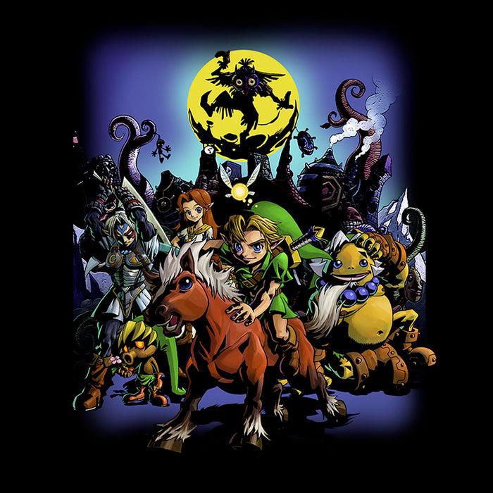 Fifth Sun Boy's Nintendo The Legend Of Zelda Majora's Mask 3D Poster T-Shirt