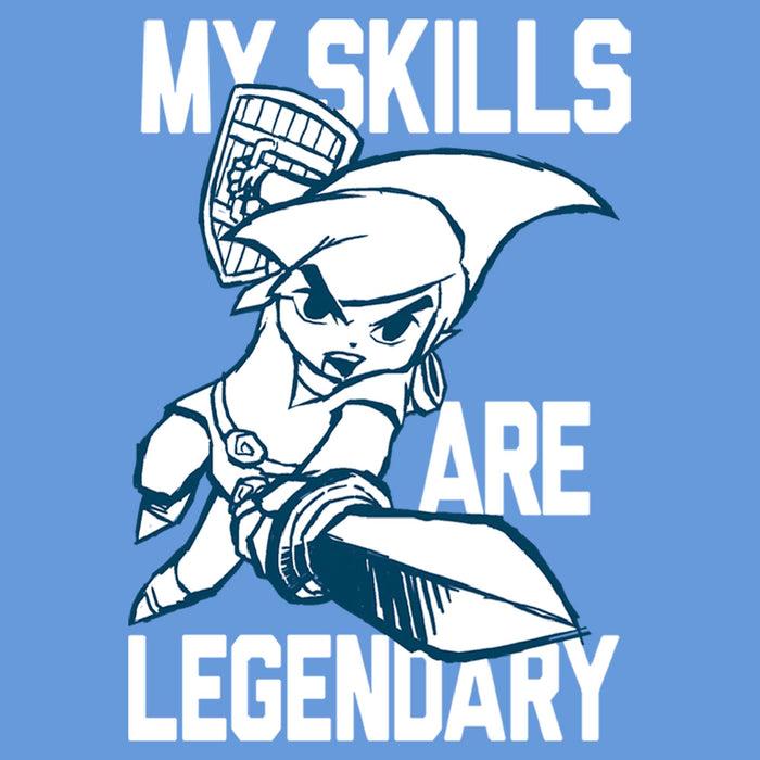 Fifth Sun Boy's Nintendo The Legend Of Zelda My Skills Are Legendary Link Performance Tee