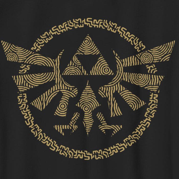 Fifth Sun Boy's Nintendo The Legend Of Zelda: Tears Of The Kingdom Gold Hyrule Crest T-Shirt