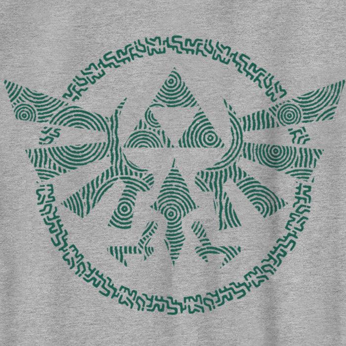Fifth Sun Boy's Nintendo The Legend Of Zelda: Tears Of The Kingdom Green Hyrule Crest T-Shirt