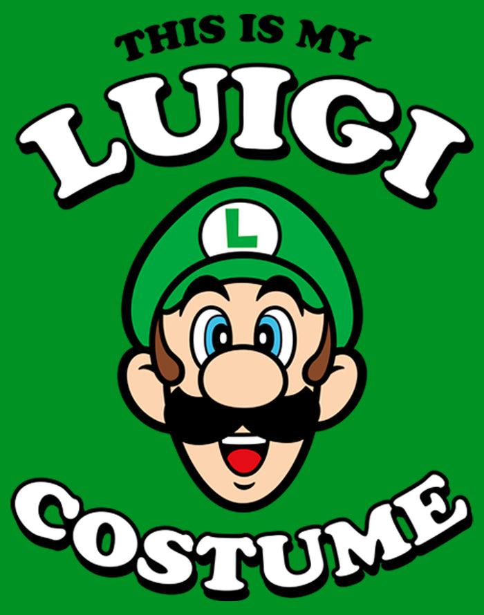 Fifth Sun Boy's Nintendo This Is My Luigi Costume T-Shirt