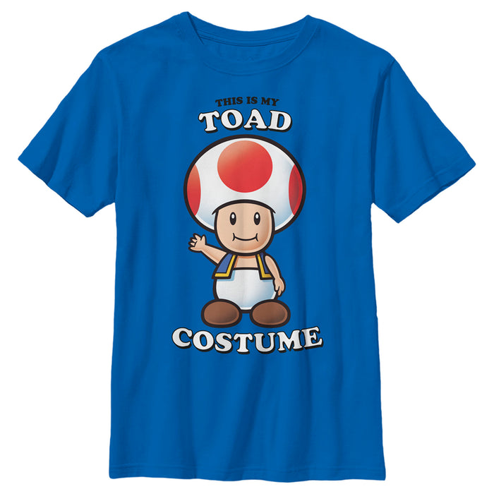 fifth sun Boy's Nintendo This is my Toad Costume T-Shirt