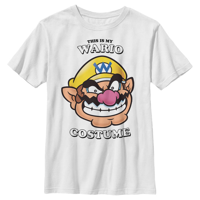 fifth sun Boy's Nintendo This is my Wario Costume T-Shirt