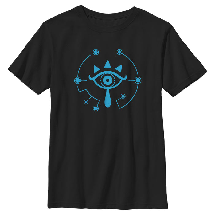 fifth sun Boy's Nintendo Zelda Breath of the Wild Eye T-Shirt