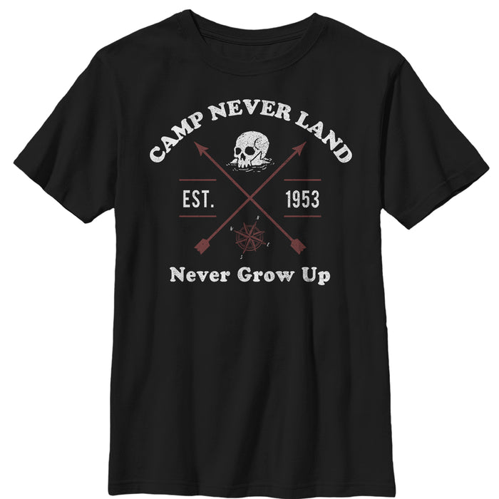 Fifth Sun Boy's Peter Pan Camp Neverland Est. 1953 T-Shirt