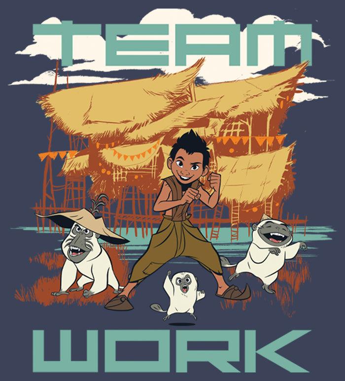 Fifth Sun Boy's Raya And The Last Dragon Boun Team Work T-Shirt