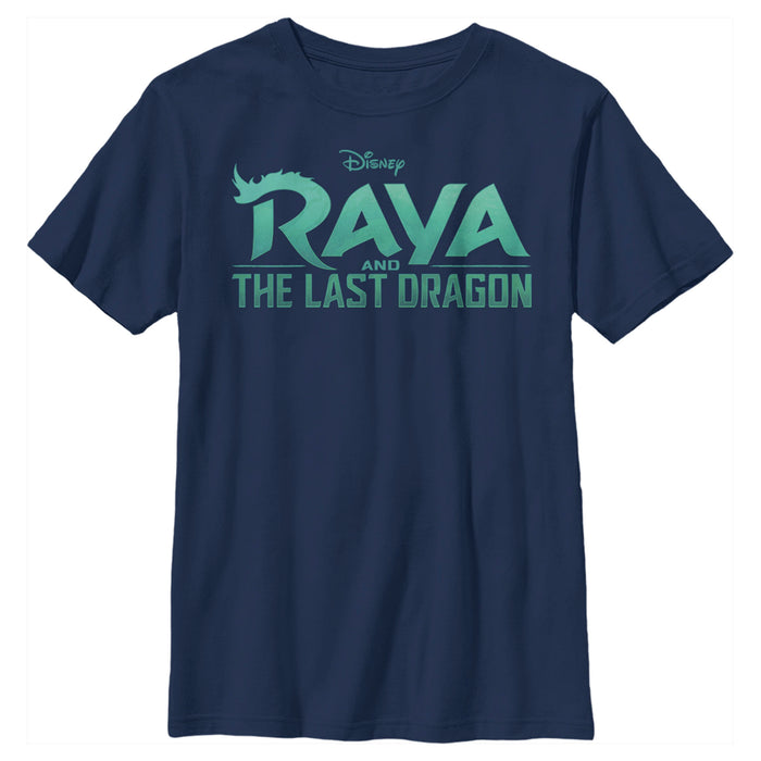 fifth sun Boy's Raya and the Last Dragon Classic Logo T-Shirt