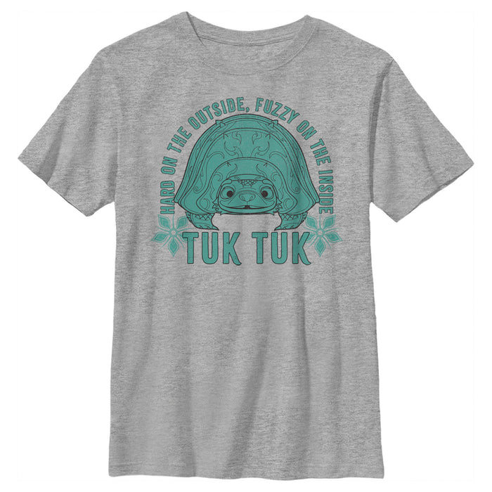 fifth sun Boy's Raya and the Last Dragon Tuk Tuk Outside Inside T-Shirt