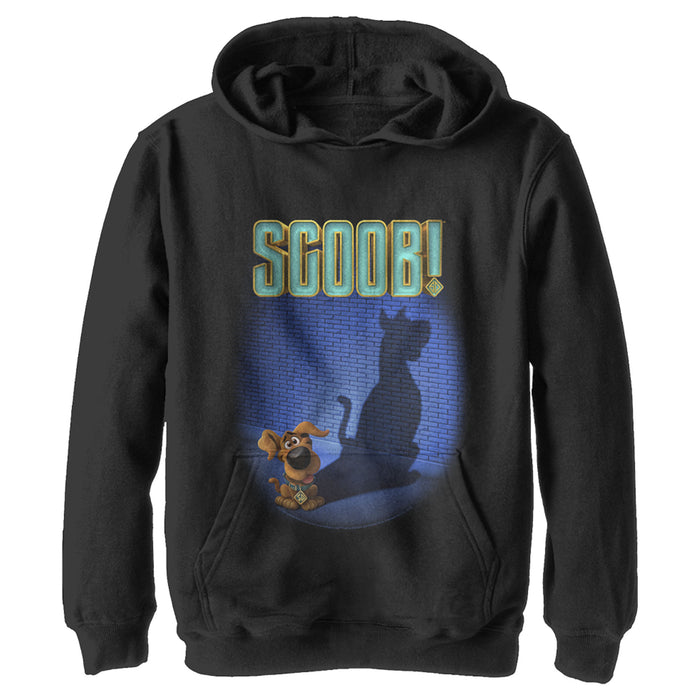 fifth sun Boy's Scooby Doo Dog Shadow Pull Over Hoodie