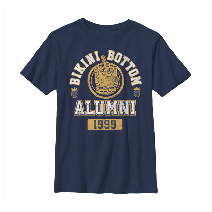 fifth sun Boy's SpongeBob SquarePants Bikini Bottom Alumni T-Shirt