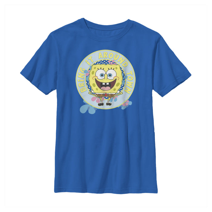 fifth sun Boy's SpongeBob SquarePants Bring Around Town T-Shirt