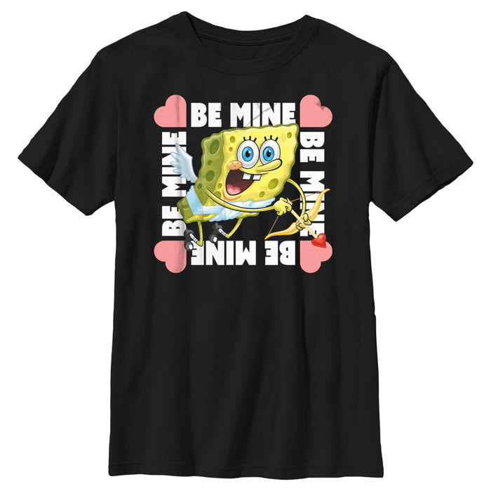 fifth sun Boy's SpongeBob SquarePants Cupid Be Mine T-Shirt