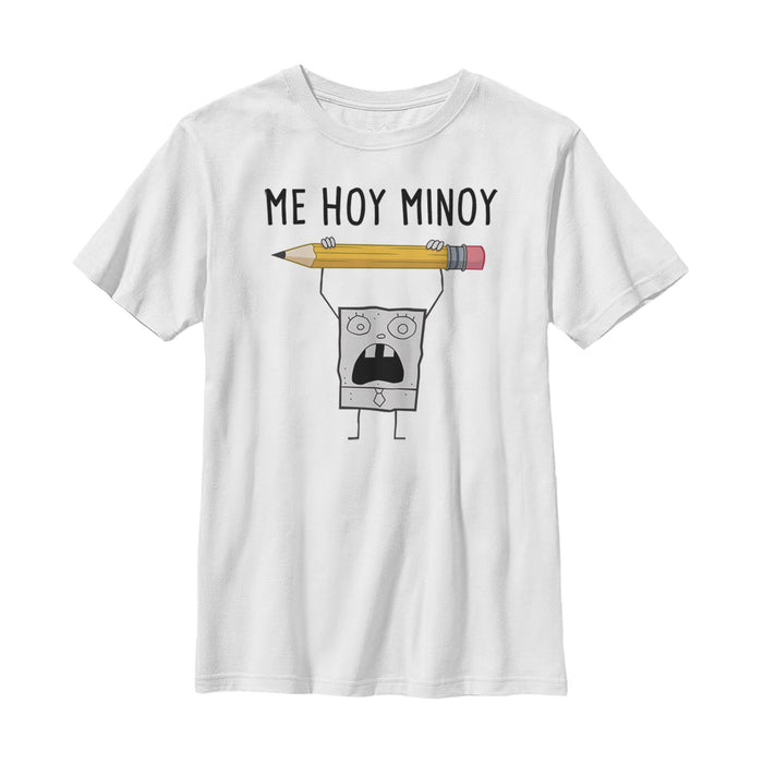 fifth sun Boy's SpongeBob SquarePants DoodleBob Me Hoy Minoy T-Shirt
