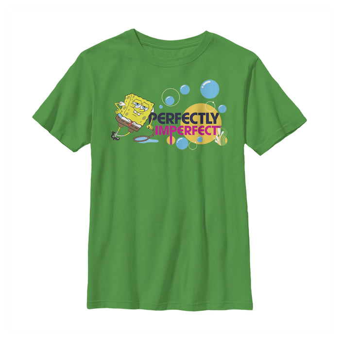 fifth sun Boy's SpongeBob SquarePants Perfectly Imperfect Guy T-Shirt