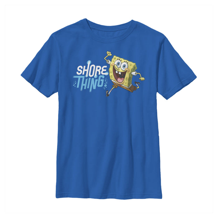 fifth sun Boy's SpongeBob SquarePants Shore Thing T-Shirt