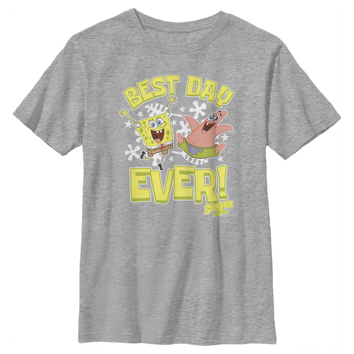 fifth sun Boy's SpongeBob SquarePants Sponge on the Run Best Day Dance T-Shirt