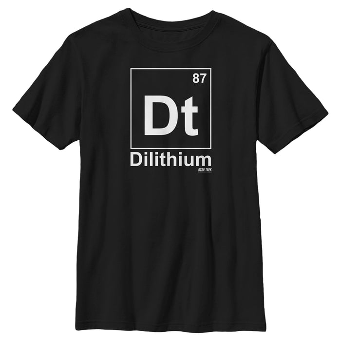 fifth sun Boy's Star Trek Dilithium Element #87 T-Shirt