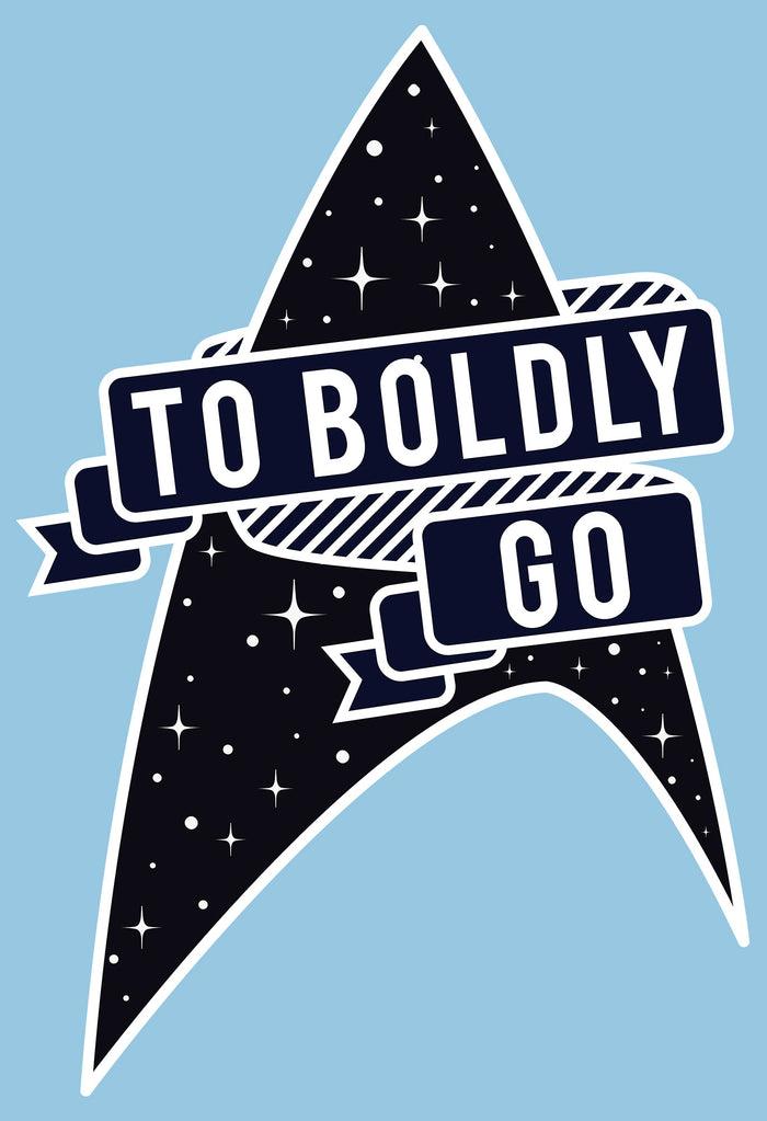 Fifth Sun Boy's Star Trek To Boldly Go Starfleet T-Shirt
