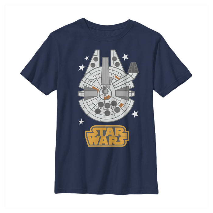 fifth sun Boy's Star Wars Cartoon Millennium Falcon T-Shirt fifth sun Boy's Star Wars Cartoon Millennium Falcon T-Shirt