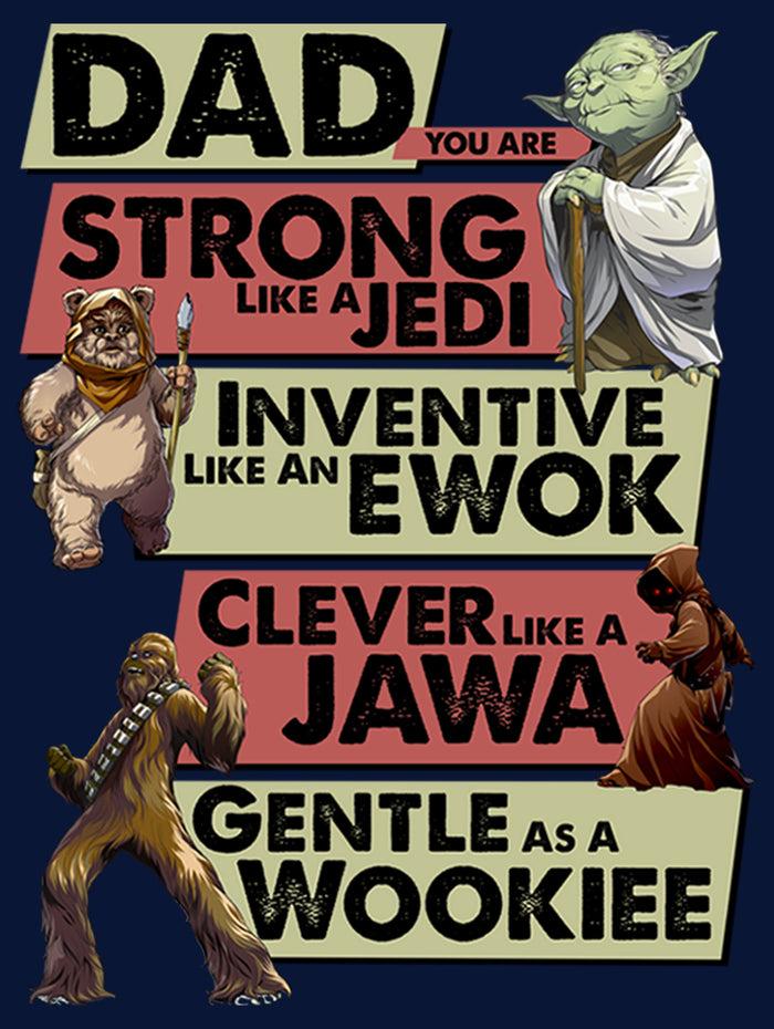 Fifth Sun Boy's Star Wars Dad You Are Strong Inventive Clever Gentle T-Shirt