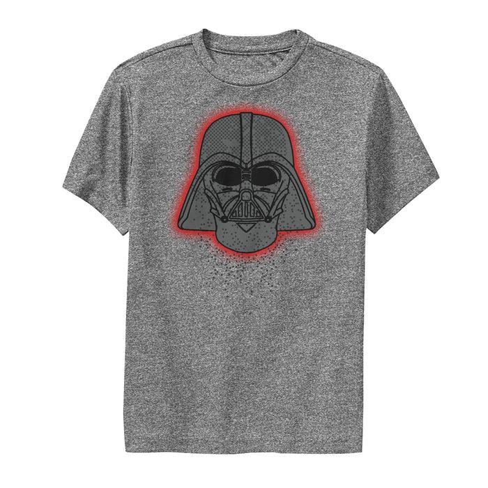 fifth sun Boy's Star Wars Darth Vader Dot Helmet Performance Tee